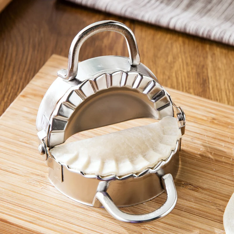 Gyoza Dumpling Maker - เครื่องทำเกี๊ยวสแตนเลส แม่พิมพ์เกี๊ยว เครื่องทำเอ็มปานาดา ราวิโอลี เครื่องกดเกี๊ยวโลหะ แม่พิมพ์เกี๊ยวซ่า
