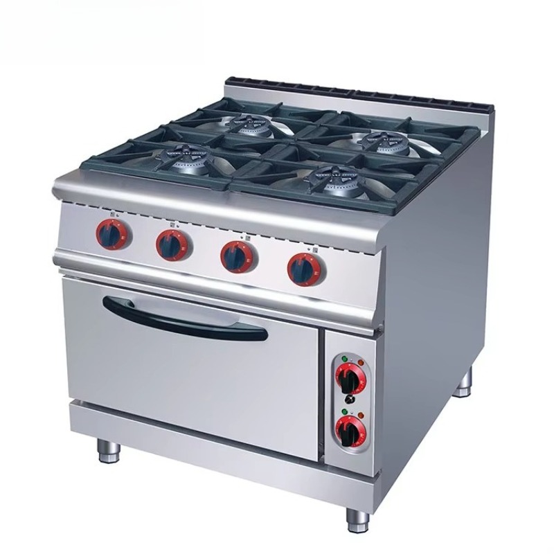 Home Cooking Gas - เตาแก๊สแบบคอมโบพร้อมเตาอบ เครื่องใช้ในครัวอเนกประสงค์สำหรับร้านอาหาร การทำอาหารที่บ้าน และการอบขนม แบบกำหนดเองได้