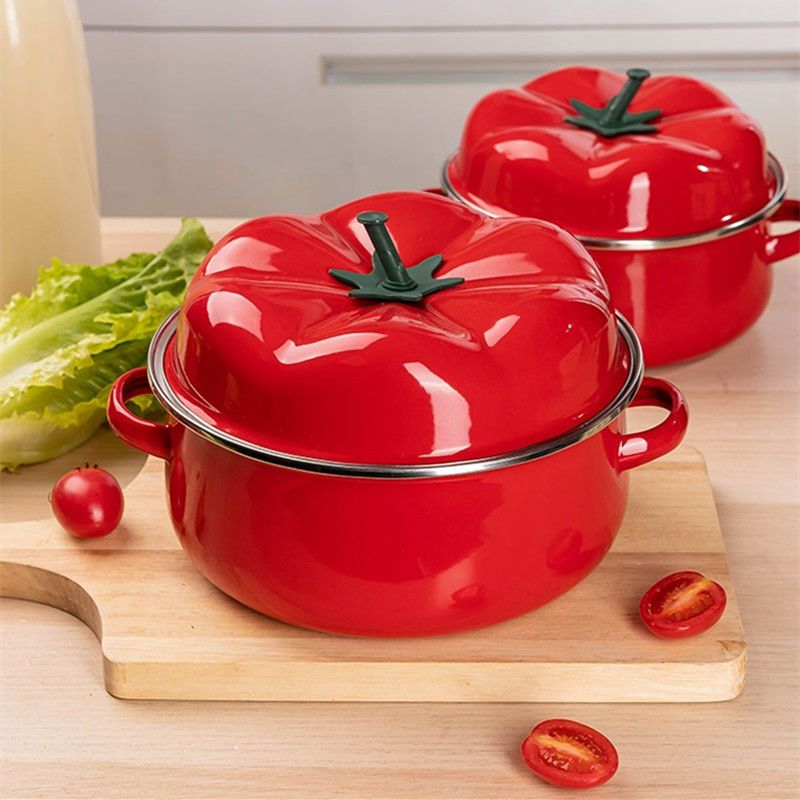 หม้อเคลือบเอนาเมล หม้อต้มซุป ห - Home Cooking Gas บทวิจารณ์และราคา