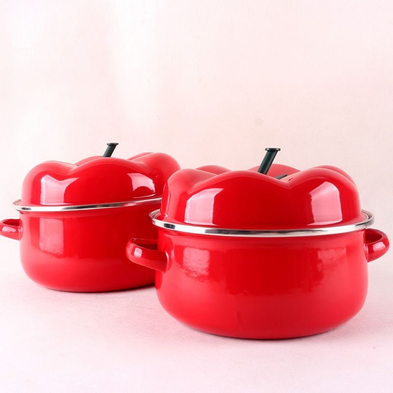 หม้อเคลือบเอนาเมล หม้อต้มซุป ห - Home Cooking Gas บทวิจารณ์และราคา