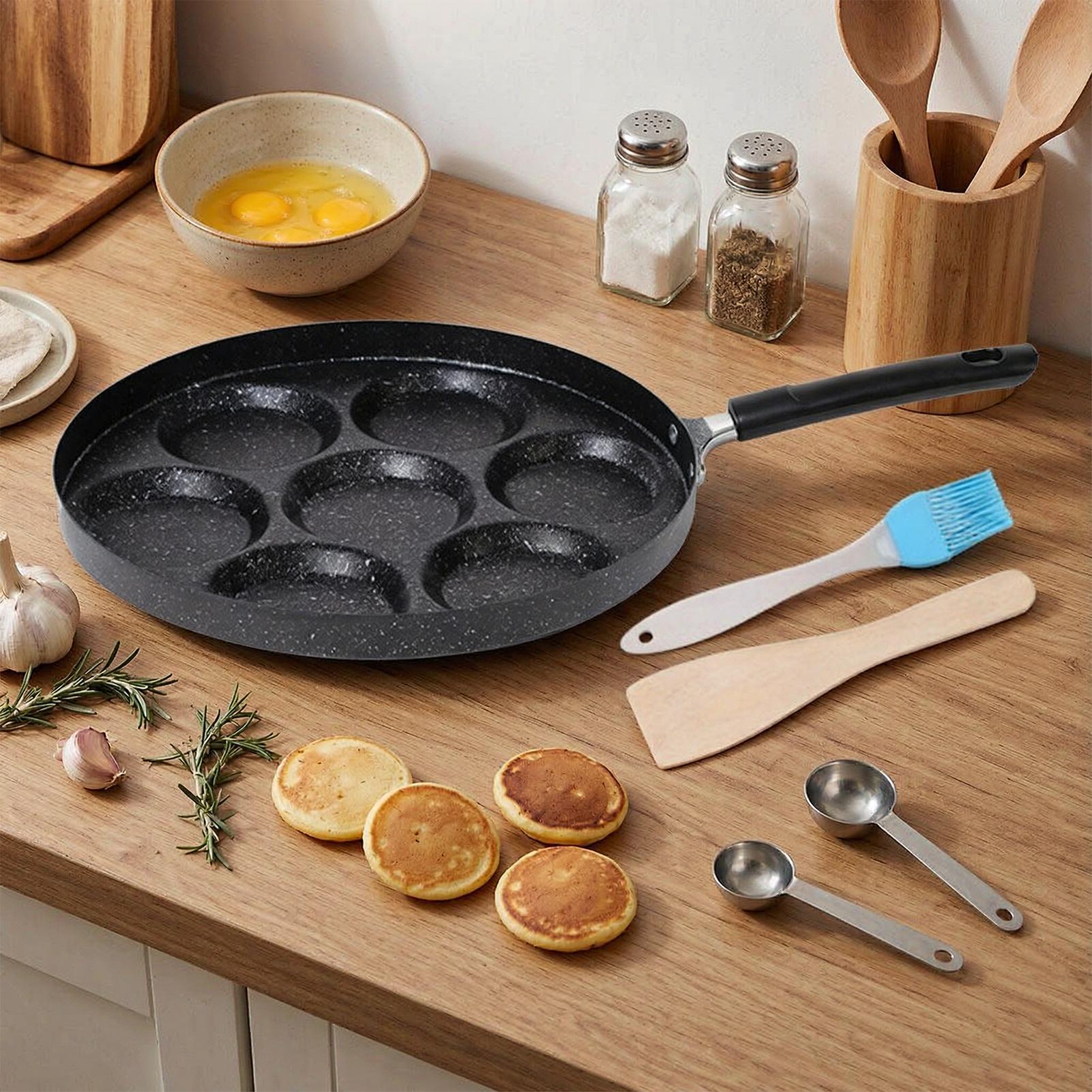 กระทะทอดไข่ 7 ช่อง สำหรับทำแพน - Home Cooking Gas บทวิจารณ์และราคา