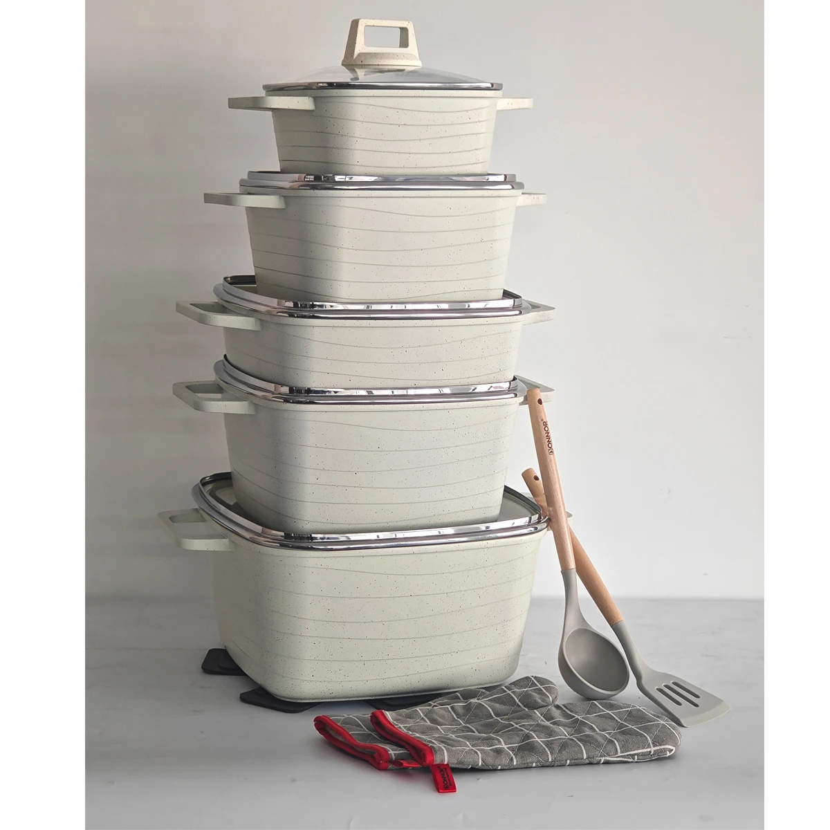 ชุดเครื่องครัว Donnor Square ผ - Home Cooking Gas บทวิจารณ์และราคา