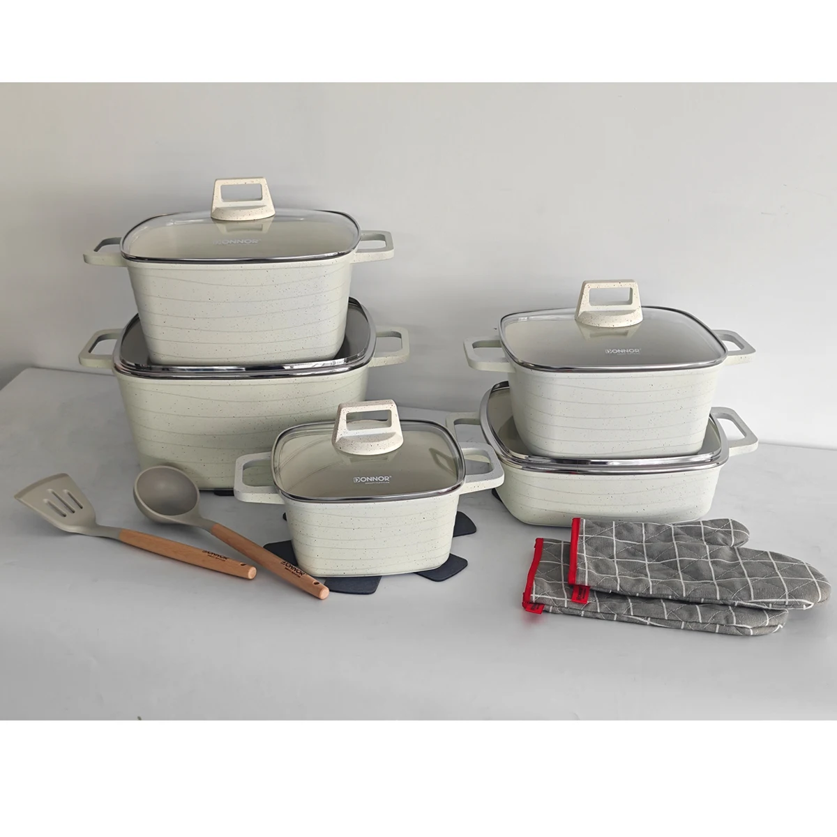 ชุดเครื่องครัว Donnor Square ผ - Home Cooking Gas บทวิจารณ์และราคา