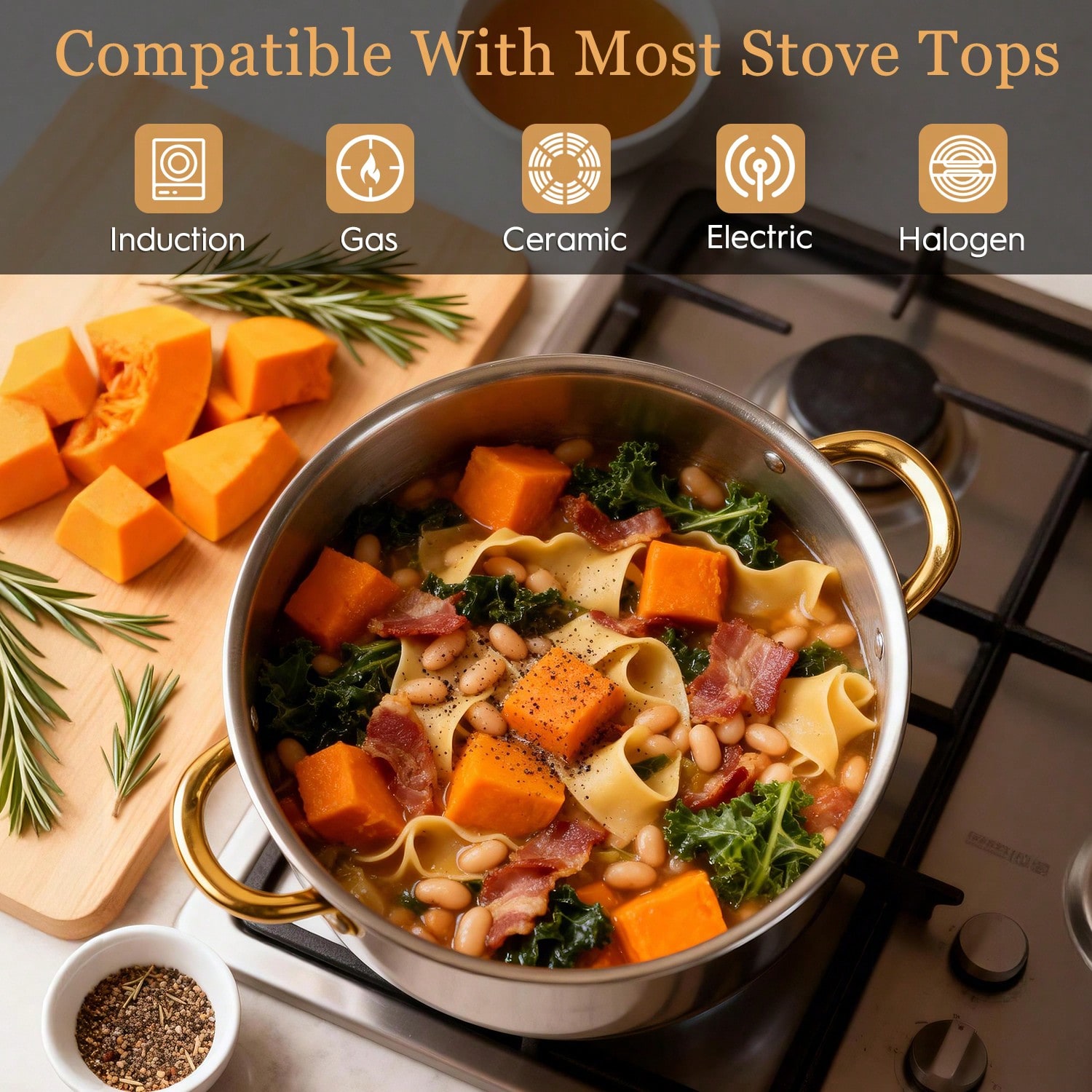ชุดหม้อสแตนเลสสตีล ชุดเครื่องค - Home Cooking Cookbook บทวิจารณ์และราคา