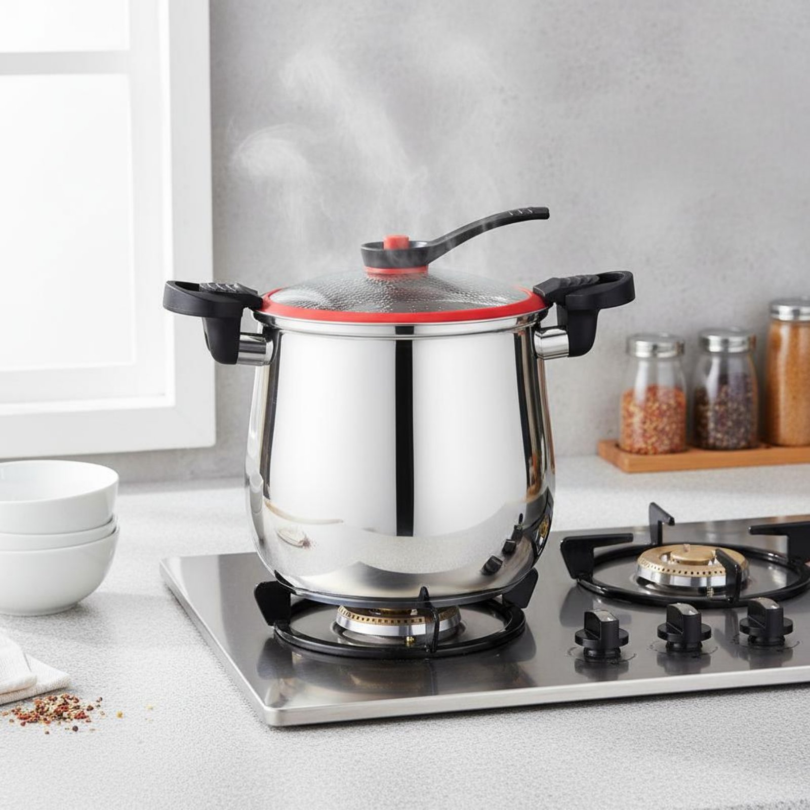 หม้ออัดแรงดันขนาดเล็ก ให้ความร - Home Cooking Gas บทวิจารณ์และราคา